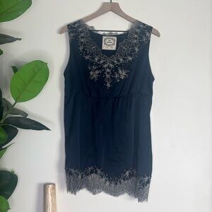 Pink Memories Silk Slip Mini Dress Nightgown Lingerie Size Medium